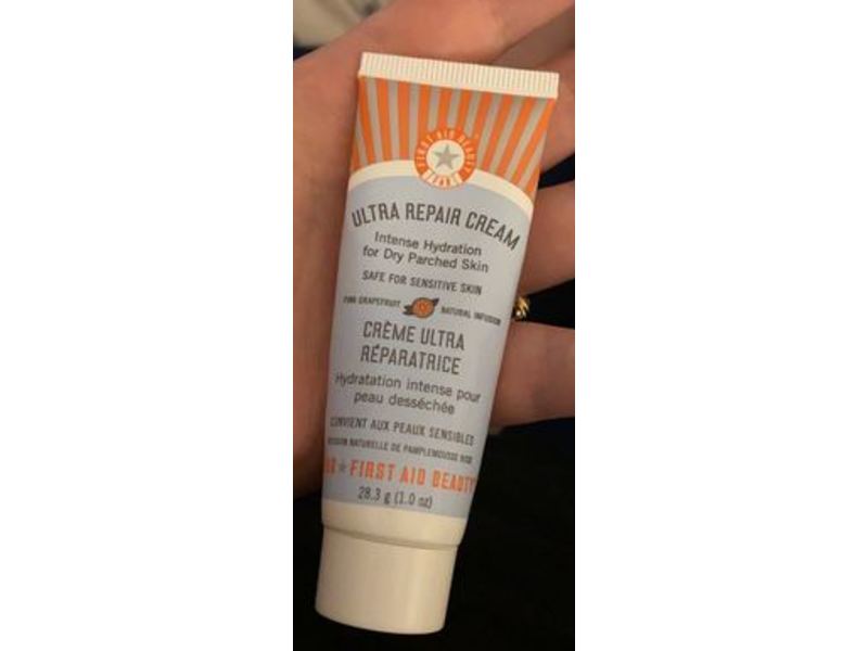 First Aid Beauty Ultra Repair Cream, Pink Grapefruit, 1.0 oz/28.3 g