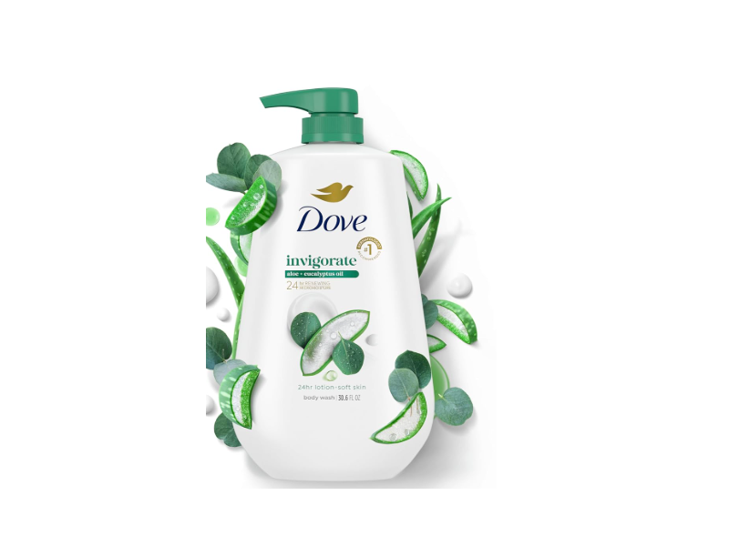 Dove Invigorating Body Wash, Aloe & Eucalyptus Oil, 30.6 fl oz/905 mL
