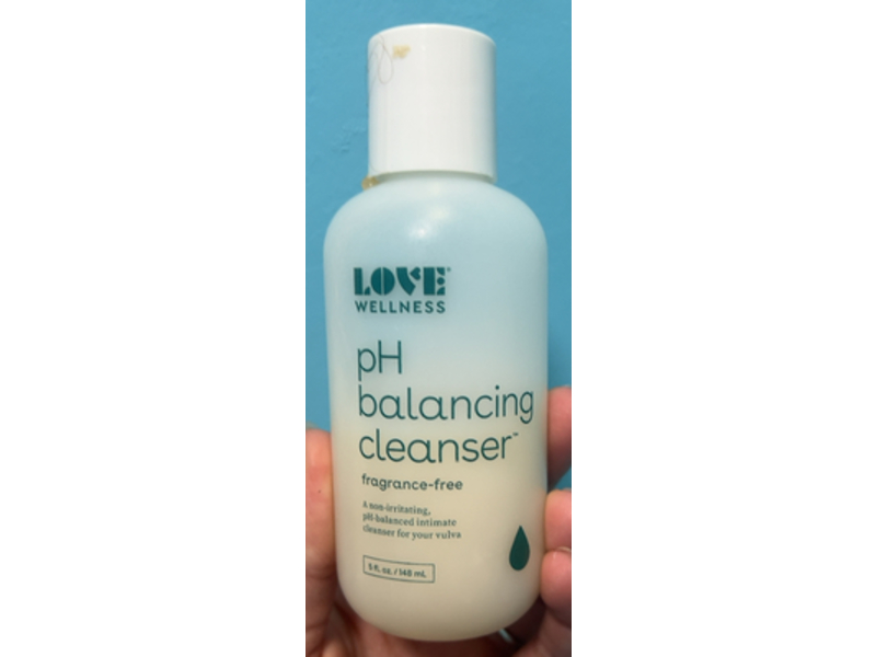 Love Wellness Ph Balancing Cleanser, 5 fl oz/148 mL