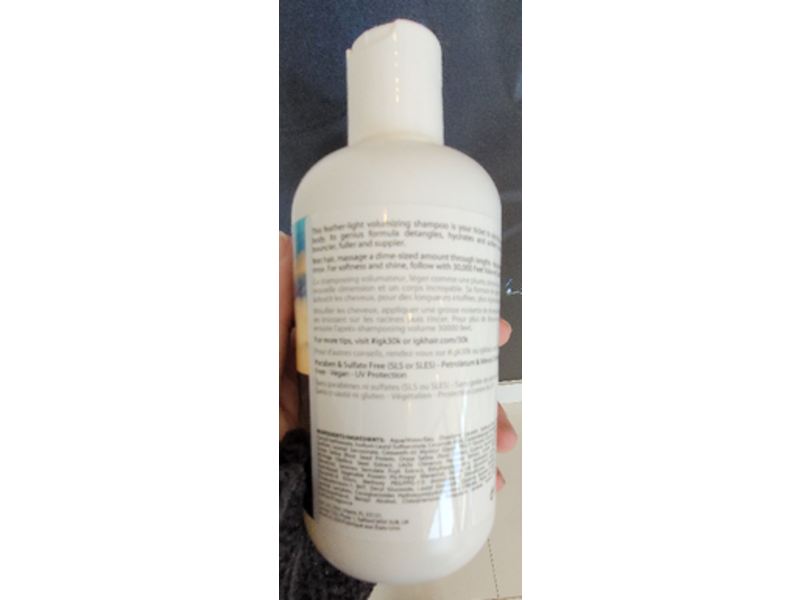IGK 30,000 Feet Volume Shampoo, 8 fl oz/236 mL