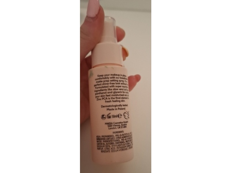 Maesa Matte Prep Setting Spray, 17, 50 mL