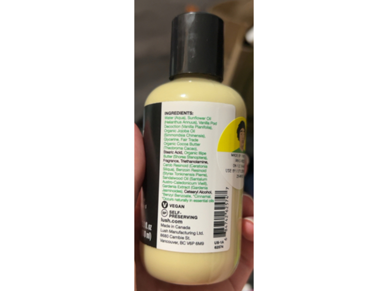 Lush Sticky Dates Body Lotion, 3.3 fl oz/100 mL