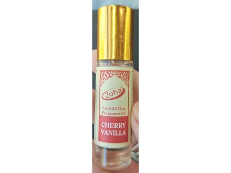 Zoha Fragrance Oil, Cherry Vanilla, 0.2 fl oz/6 mL