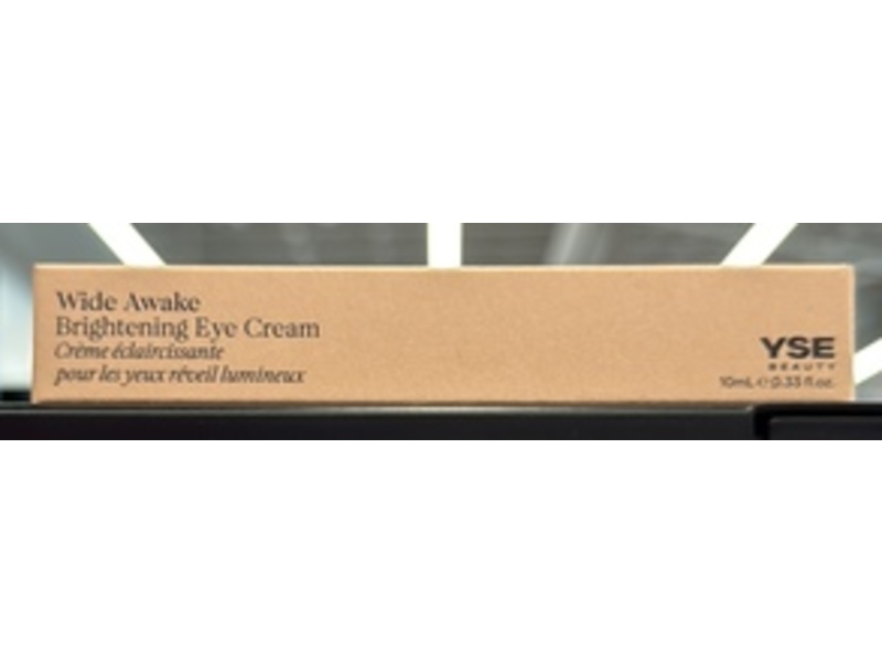 YSE Beauty Wide Awake Brightening Eye Cream, 02 Sheer Peach, 0.33 fl oz/10 mL