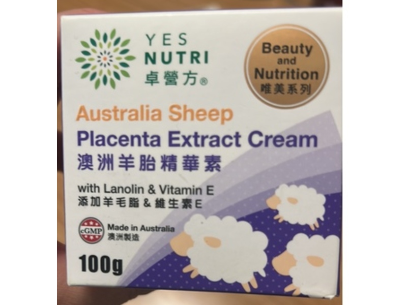 YesNutri Australia Sheep Placenta Extract Cream, 100 g