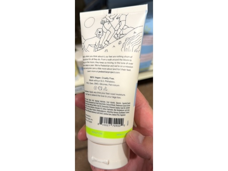 Pedestrian Project Walker's Cream, African Shea Butter, Moringa Seed Oil & Aloe Leaf Juice, 4 .0 oz/113 g