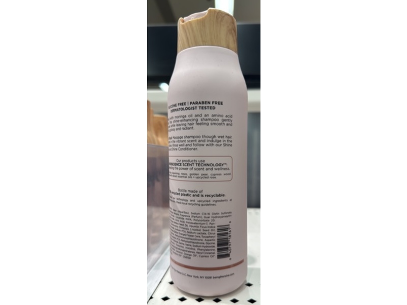 Being Frenshe Hair Wellness Shine Shampoo, Desert Rose, 16 fl oz/473 mL