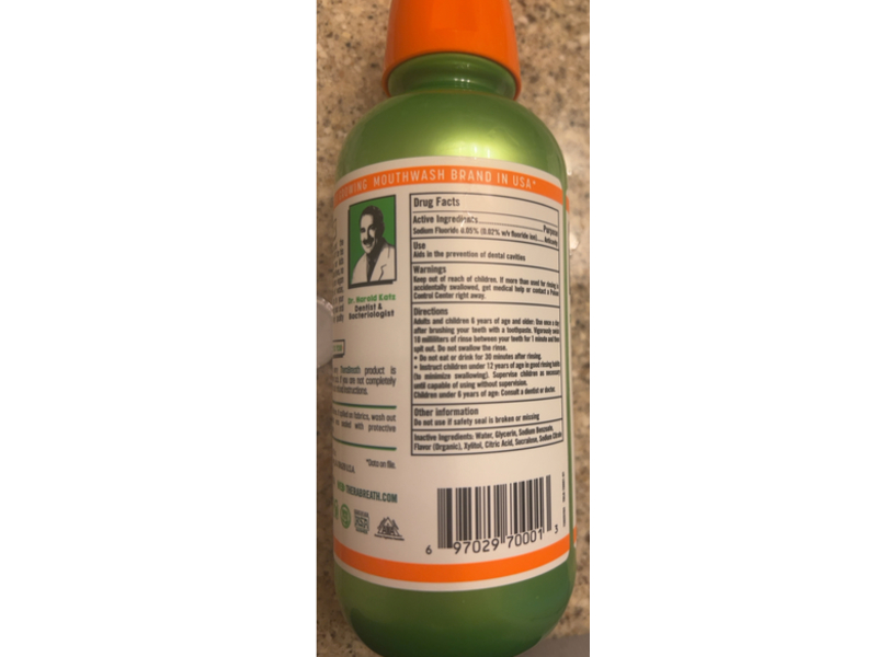 TheraBreath Kids Anti Cavity Oral Rinse, Wacky Watermelon, 16 fl oz/473 mL