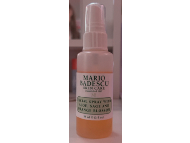 Mario Badescu Facial Spray, Aloe + Sage & Orange Blossom, 2 fl oz/59 mL