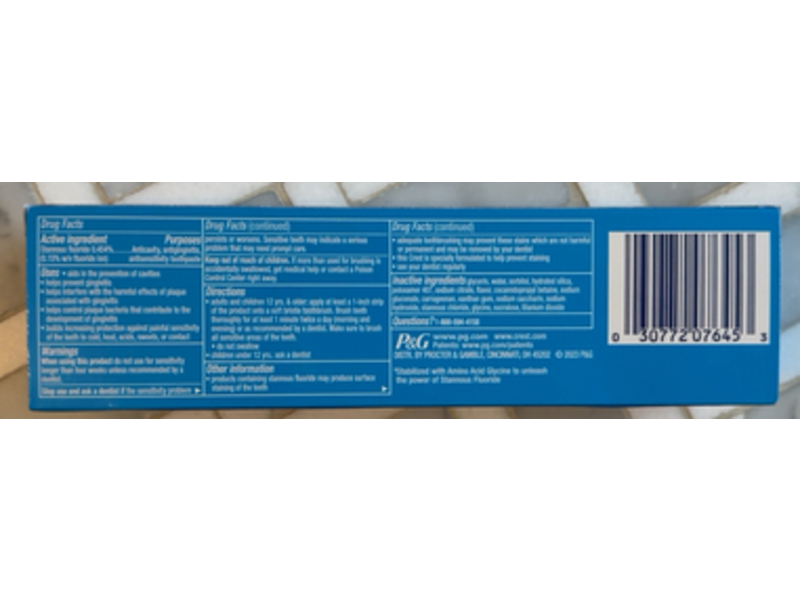 Crest Pro-Health Toothpaste, Clean & Free, 4.3 oz/121 g