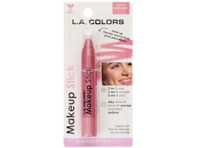 LA Colors 3-In-1 Makeup Stick, Pink Satin, 0.08 oz/2.3 g