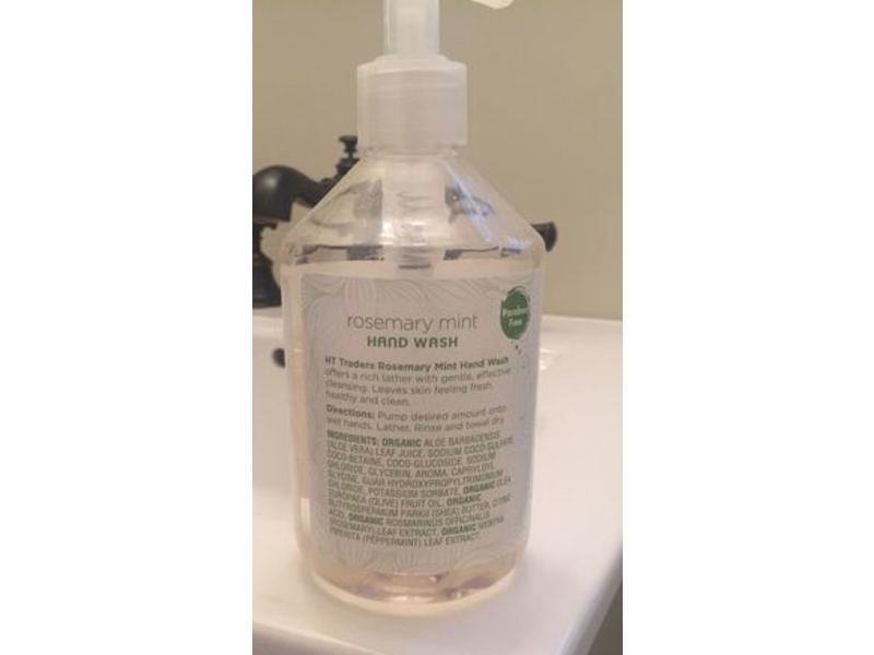 HT Traders Hand Wash, Rosemary Mint, 17.6 fl oz/520 mL