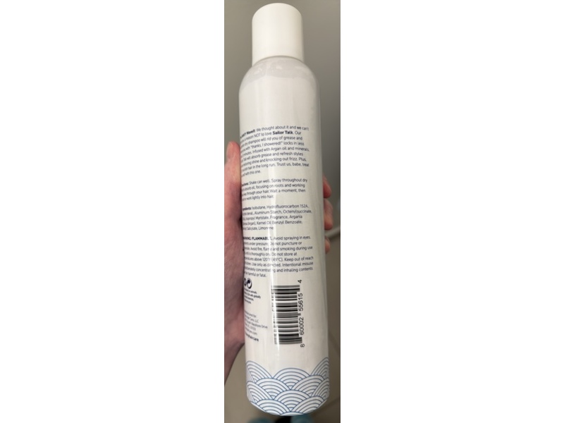 Navy Hair Care Dry Shampoo, Sailor Talk, 7 fl oz/198 g