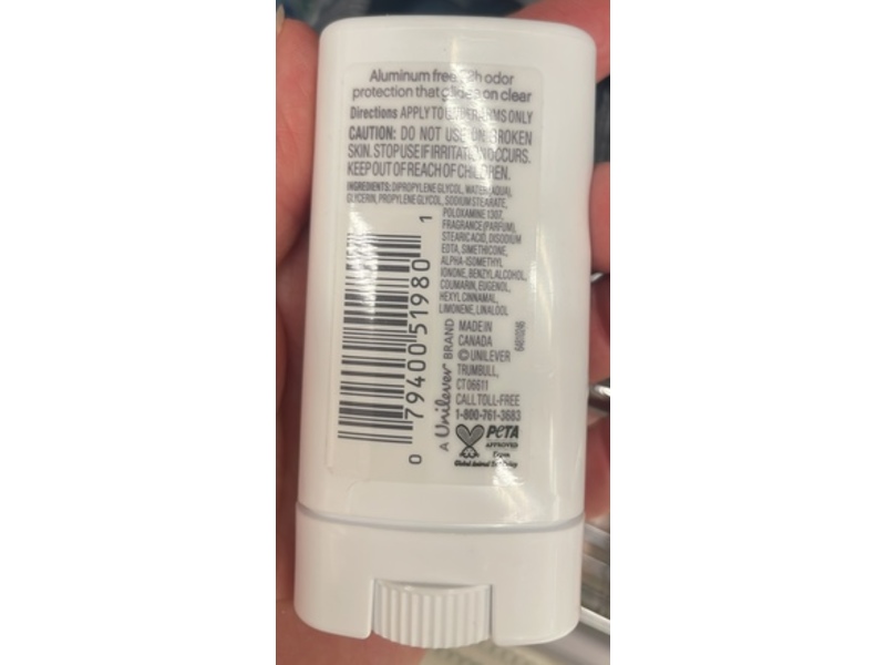 Dove Deodorant, Coconut & Pink Jasmine, 0.5 oz/15 mL, Pack Of 6