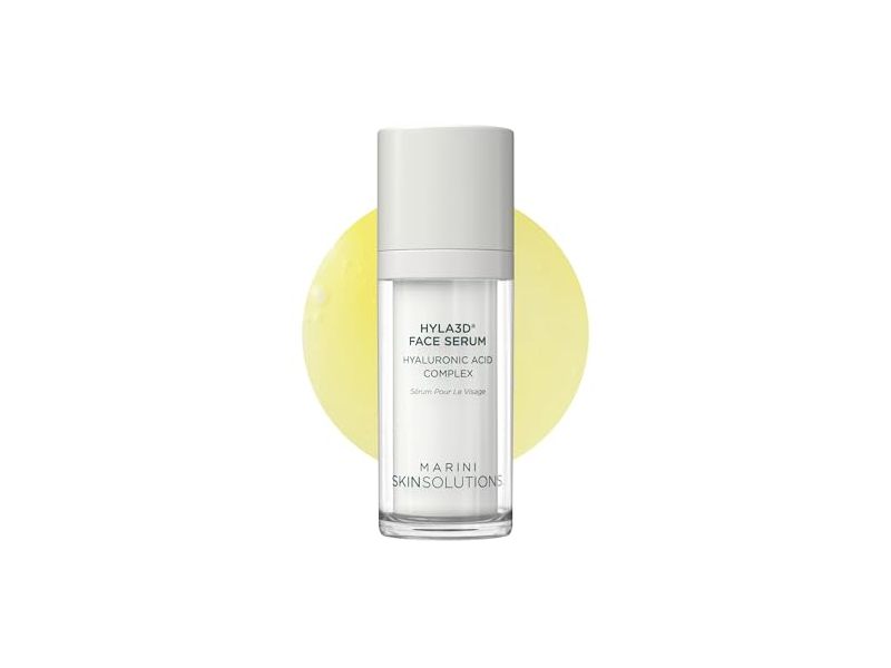 Marini SkinSolutions Hyla3D Face Serum, Hyaluronic Acid Complex, 1 fl oz/30 mL