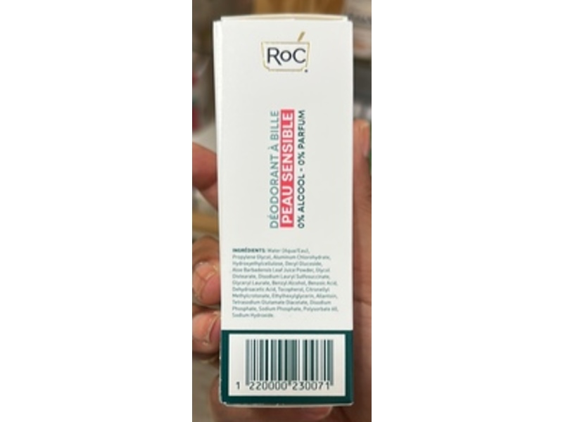 RoC Keops Sensitive Roll-On Deodorant, Sensitive, Pack Of 2