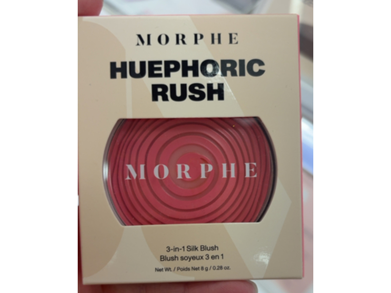 Morphe 3 In 1 Silk Blush, Huephoric Rush, Pleasured, 0.28 oz/8 g