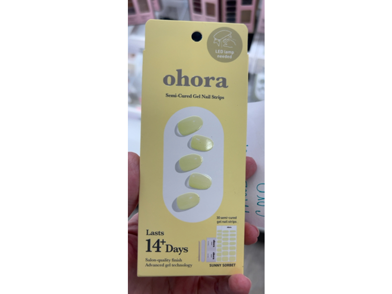 Ohora Semi-Cured Gel Strips, Sunny Sorbet, Count 30