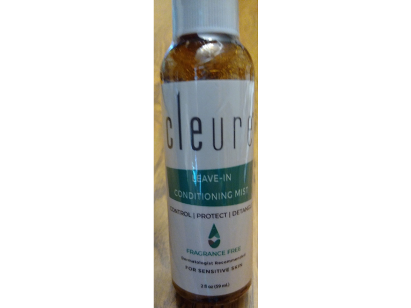 Cleure Leave-In Conditioning Mist, 2 fl oz |59 mL
