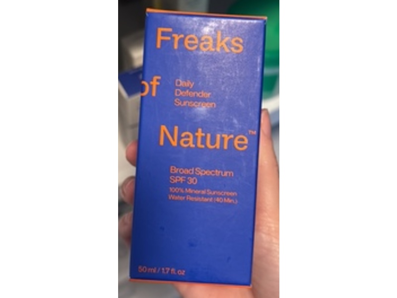 Freaks Of Nature Daily Defender Sunscreen, SPF 30, 1.7 fl oz/50 mL