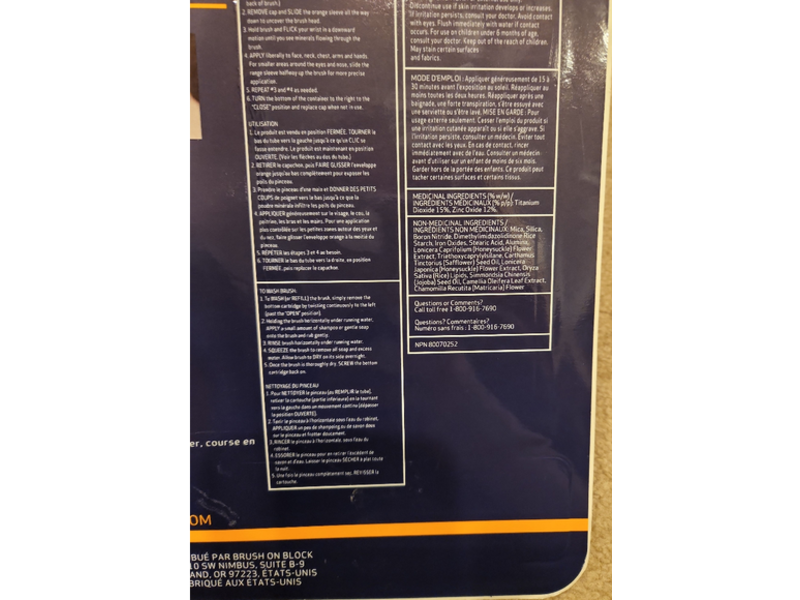 Brush On Block Touch of Tan Mineral Powder Sunscreen, SPF 30, 4 oz/113.4 g (2 pack)