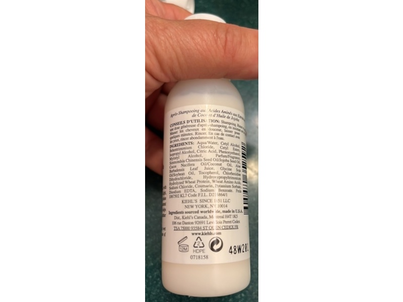 Kiehl's Since 1851 Amino Acid Conditioner, 2.2 fl oz/65 mL