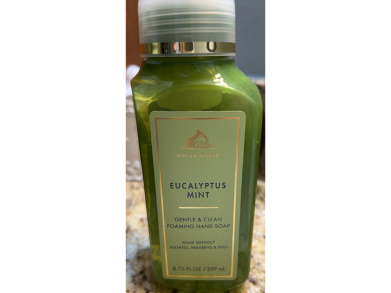 Bath & Body Works White Barn Gentle Foaming Hand Soap, Eucalyptus Mint, 8.75 fl oz|259 mL