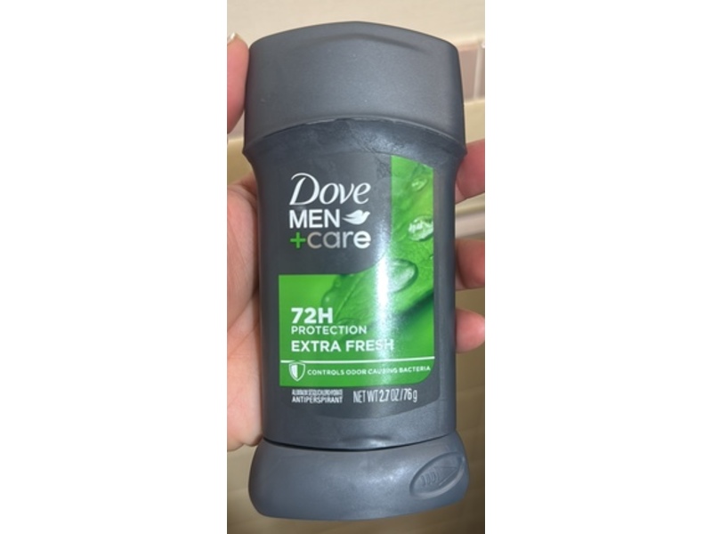 Dove Men + Care 72H Protection Antiperspirant, Extra Fresh, 2.7 oz/76 g, Pack Of 2