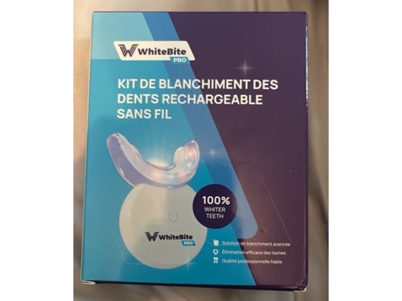 White Bite Pro Cordless Rechargeable Teeth Whitening Kit