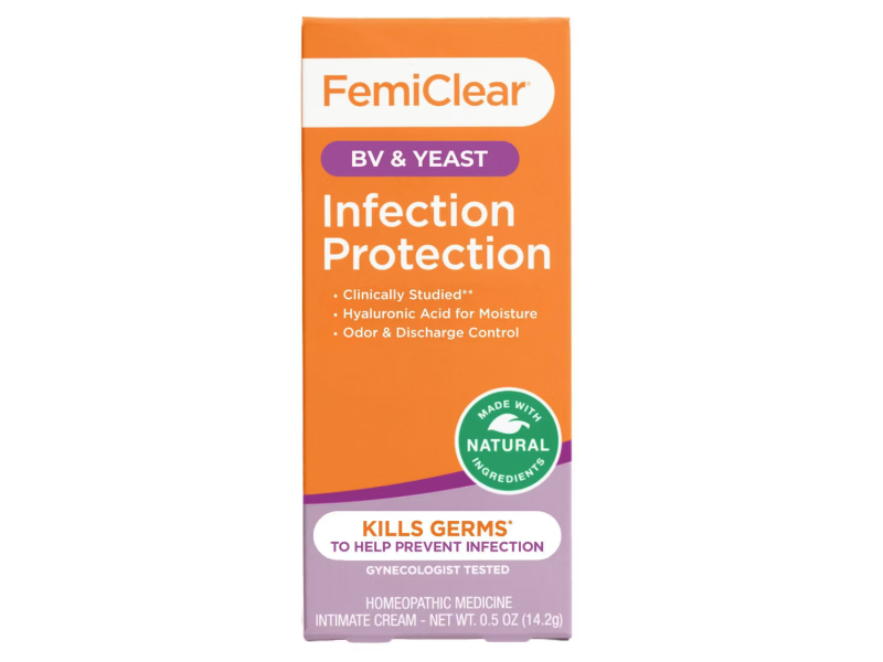 FemiClear BV & Yeast Infection Protection Cream, 0.5 oz/14.2 g