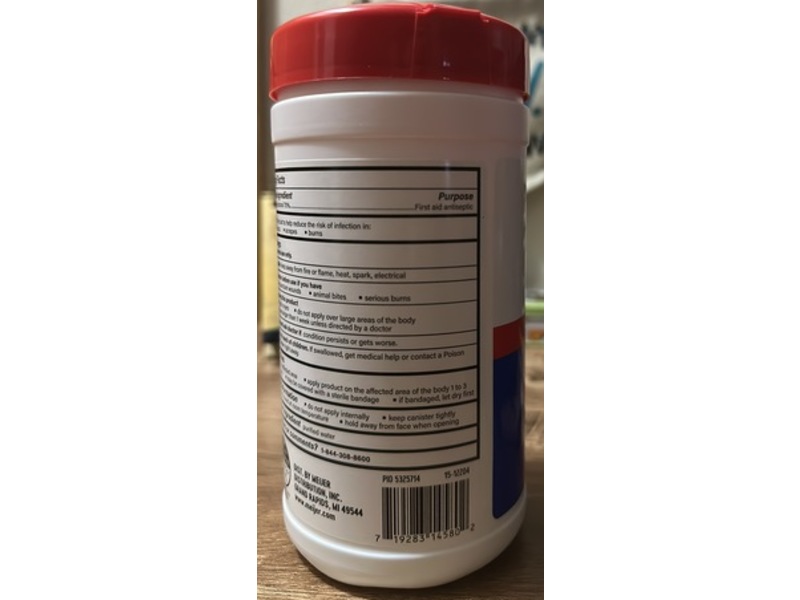 Meijer Isopropyl Alcohol Wipes, 40 Count