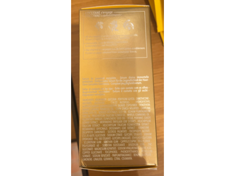 L'Occitane en Provence Immortelle Divine Serum, 1 fl oz/30 mL