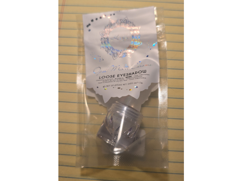 Karla Cosmetics Opal Multi Chrome Loose Eyeshadow, Bubble Bath, 0.03 oz/1.0 g