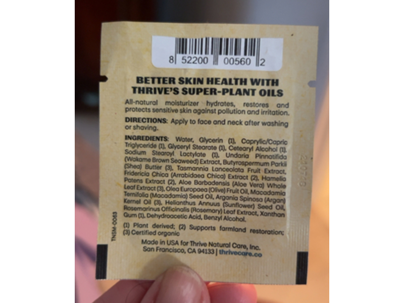 Thrive Face Balm, Sensitive Skin, 2.5 mL