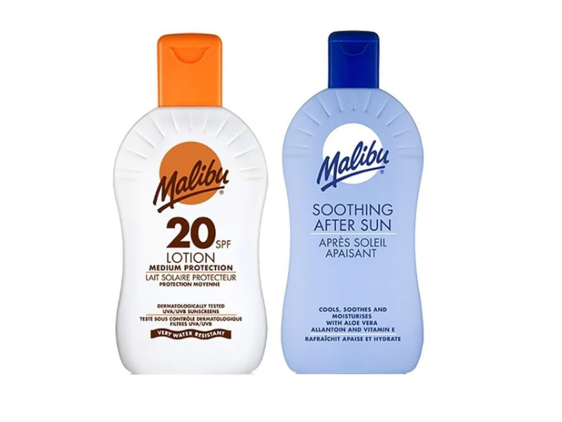 Malibu Protection Lotion & Moisturising After Sun Lotion, SPF 20, 200 mL