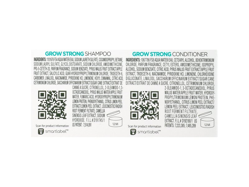 Garnier Fructis Grow Strong Shampoo & Conditioner Kit, 12.5 fl oz 370 ml