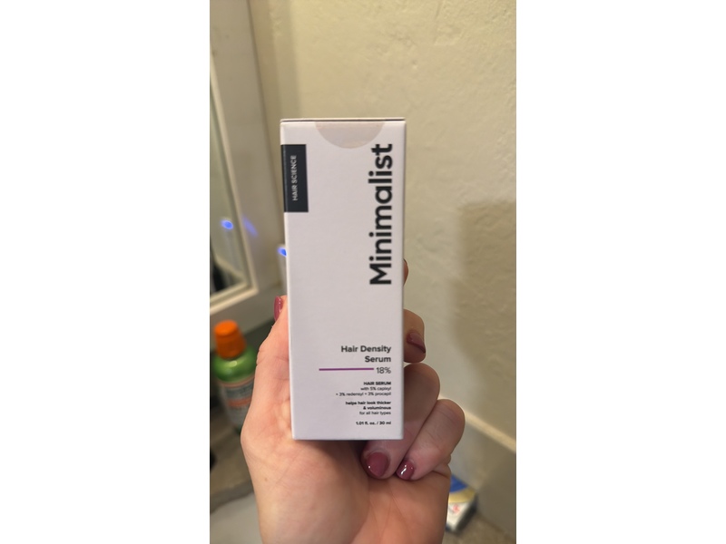 Minimalist Hair Density Serum 18%, 1.01 fl oz/30 mL