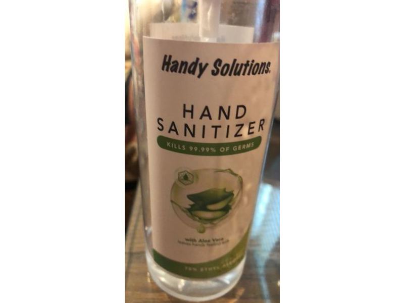Handy Solutions Hand Sanitizer, Aloe Vera, 16 fl oz/473 mL