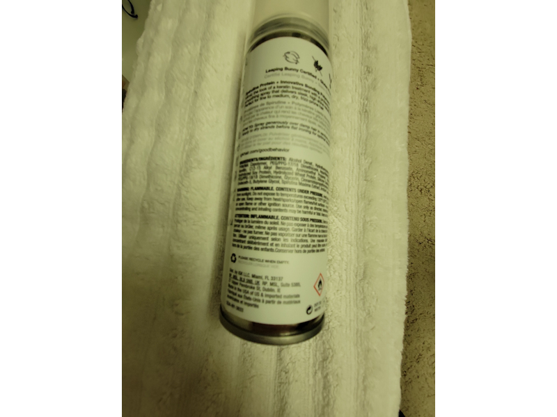 IGK Good Behavior Smoothing Spray, Spirulina Protein, 5.8 oz/186 mL