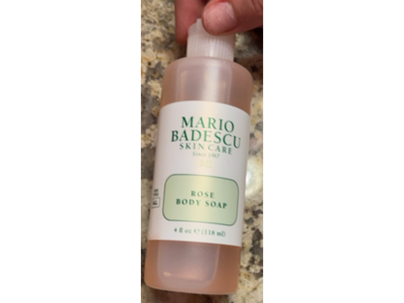 Mario Badescu Skin Care Body Soap, Rose, 4 fl oz/118 mL