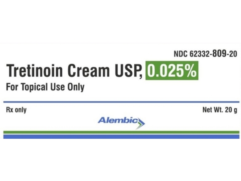 Tretinoin Cream 0.025%, 20 g, Alembic (Rx)