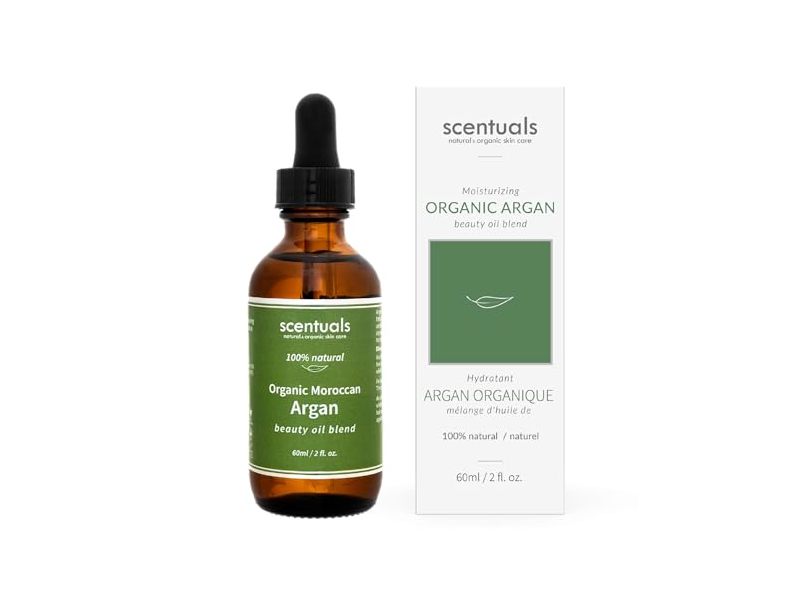 Scentuals Moisturizing Beauty Oil Blend, Organic Moroccan Argan, 2 fl oz/60 mL