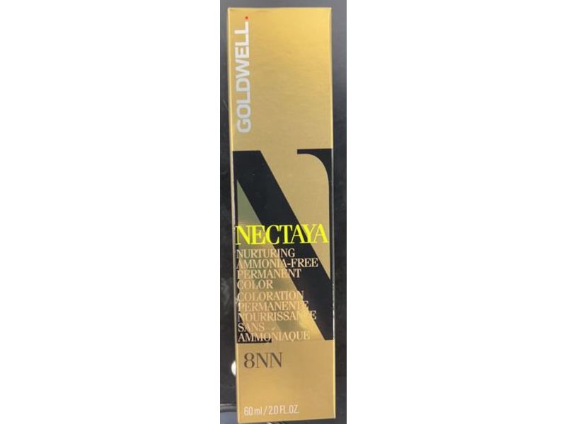 Goldwell Nectaya Permanent Color, Ammonia Free, 8 NN, 2.0 fl oz/60 mL