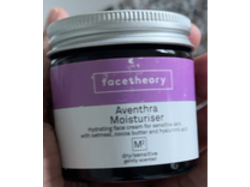 Facetheory Aventhra Moisturiser, Oatmeal, Cocoa Butter & Hyaluronic Acid, 1.6 fl oz/50 mL