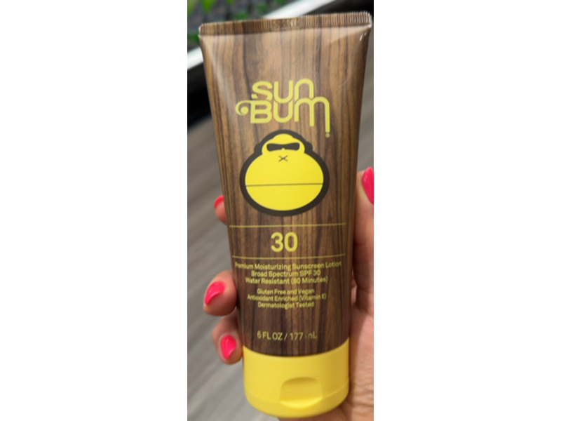 Sun Bum Premium Moisturizing Sunscreen Lotion, SPF 30, 6 fl oz/177mL