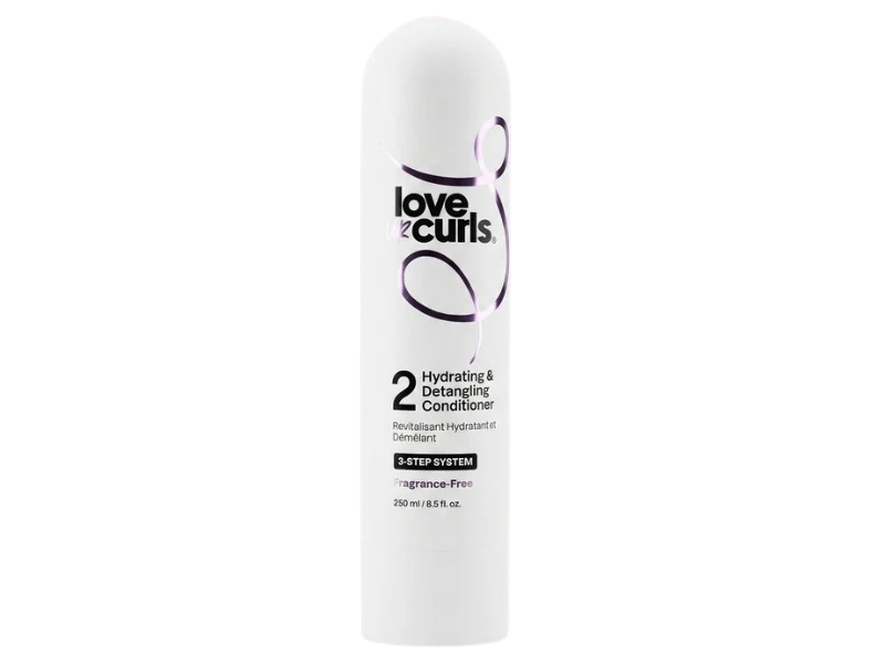 Love Ur Curls Hydrating & Detangling Conditioner, Fragrance Free, 8.5 fl oz/250 mL