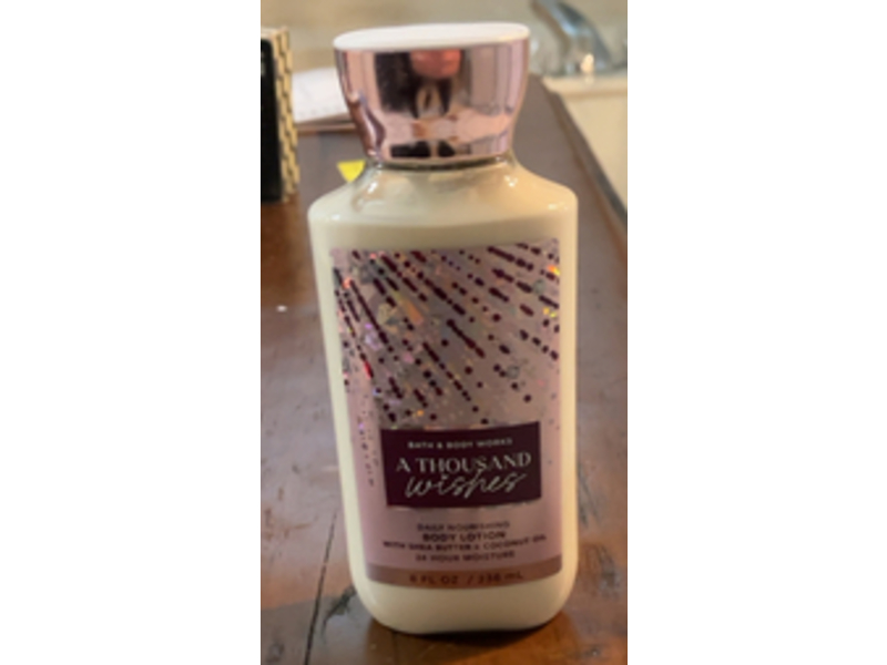 Bath & Body Works A Thousand Wishes Daily Nourishing Body Lotion, Shea Butter + Coconut Oil, 8 fl oz/236 mL