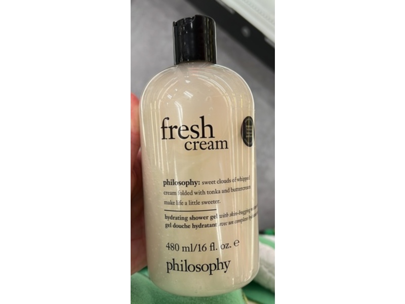 Philosophy Fresh Cream Shower Gel, 16 fl oz/480 mL