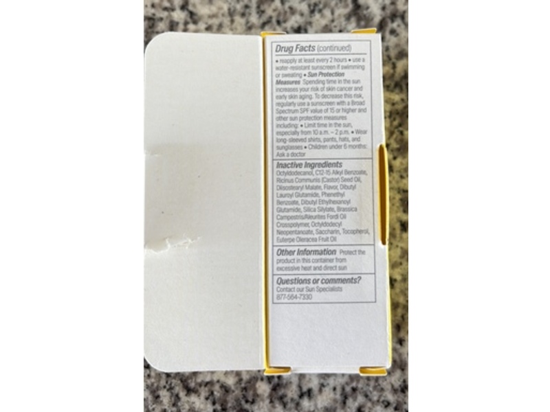 Supergoop! Unseen Lip Protector Sunscreen, SPF 30 PA+++, 0.12 oz/3.5 g