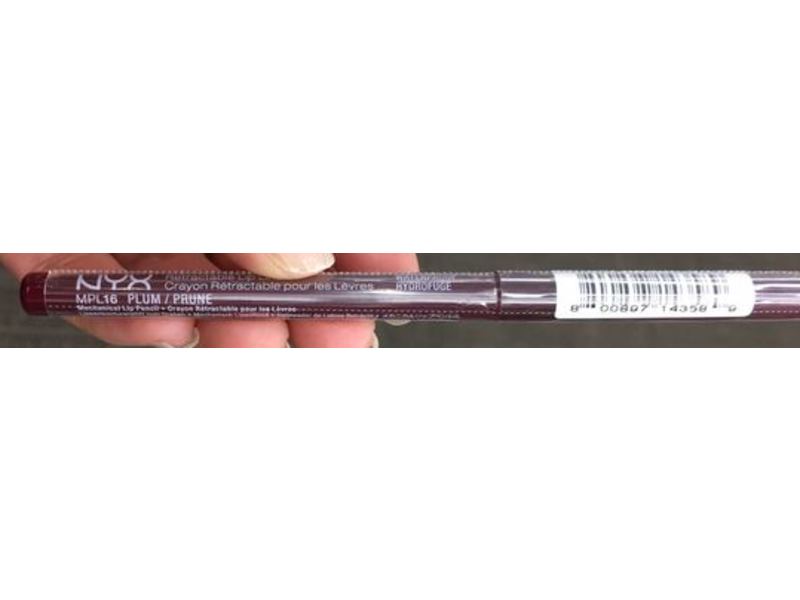 NYX Professional Makeup Retractable Lip Liner, Plum/Prune, 0.01 oz